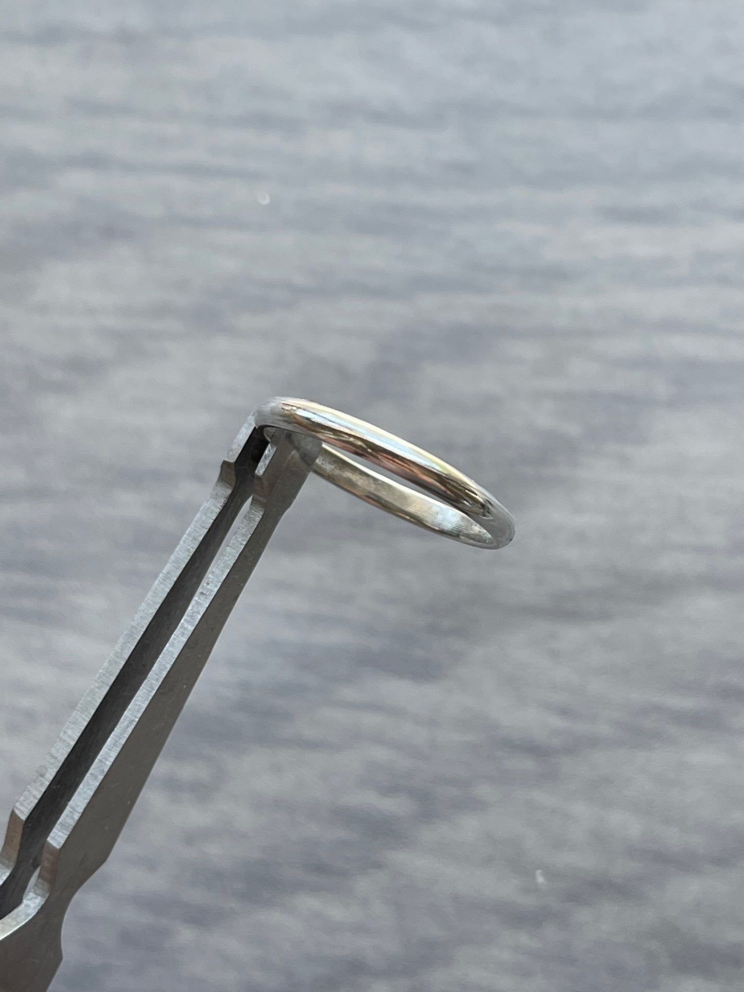 Sterling Silver Half-Round Band